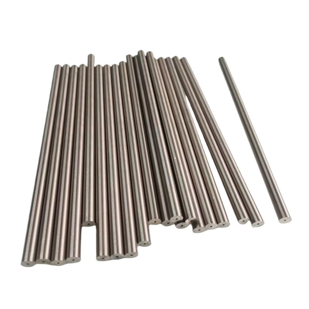 Tubo in rame tungsteno, OD 6,0 mm * ID 1,0 mm * L 100 mm Condotto elettrodo cavo, tubo dritto ad alta durezza 1 pz