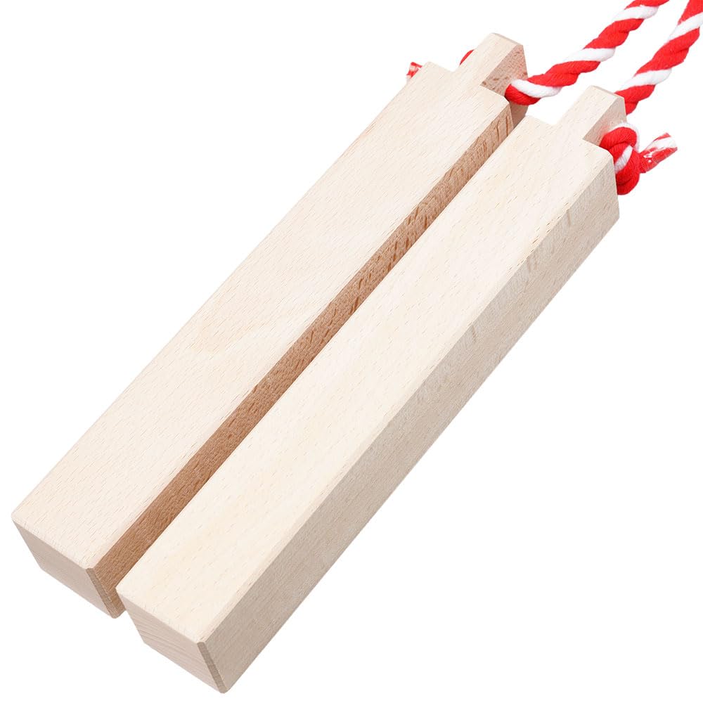 Amazon.co.jp: 拍子木（ひょうしぎ） 素材：ブナ 長さ：30cm : おもちゃ