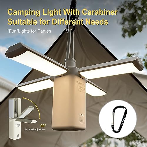 KLARUS CL2 Pro 14000mAh Super Large Capacity Camping Lights, Freefolding Rechargeable LED Camping Lantern, 750 Lumens, 8 Light Modes Great for Gift, Camping, Emergency Kits and Travel - Image 4