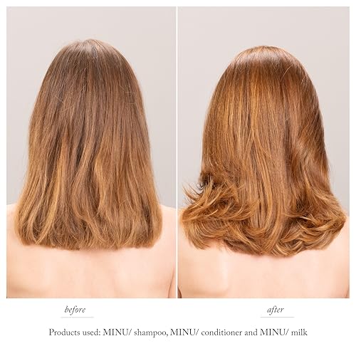 Image of Davines MINU /Conditioner, Illuminating Protective Formula for Color Treated Hair - Detangles & Preserves Cosmetic Color with Green Coffee - Softens & Adds Silky Shine