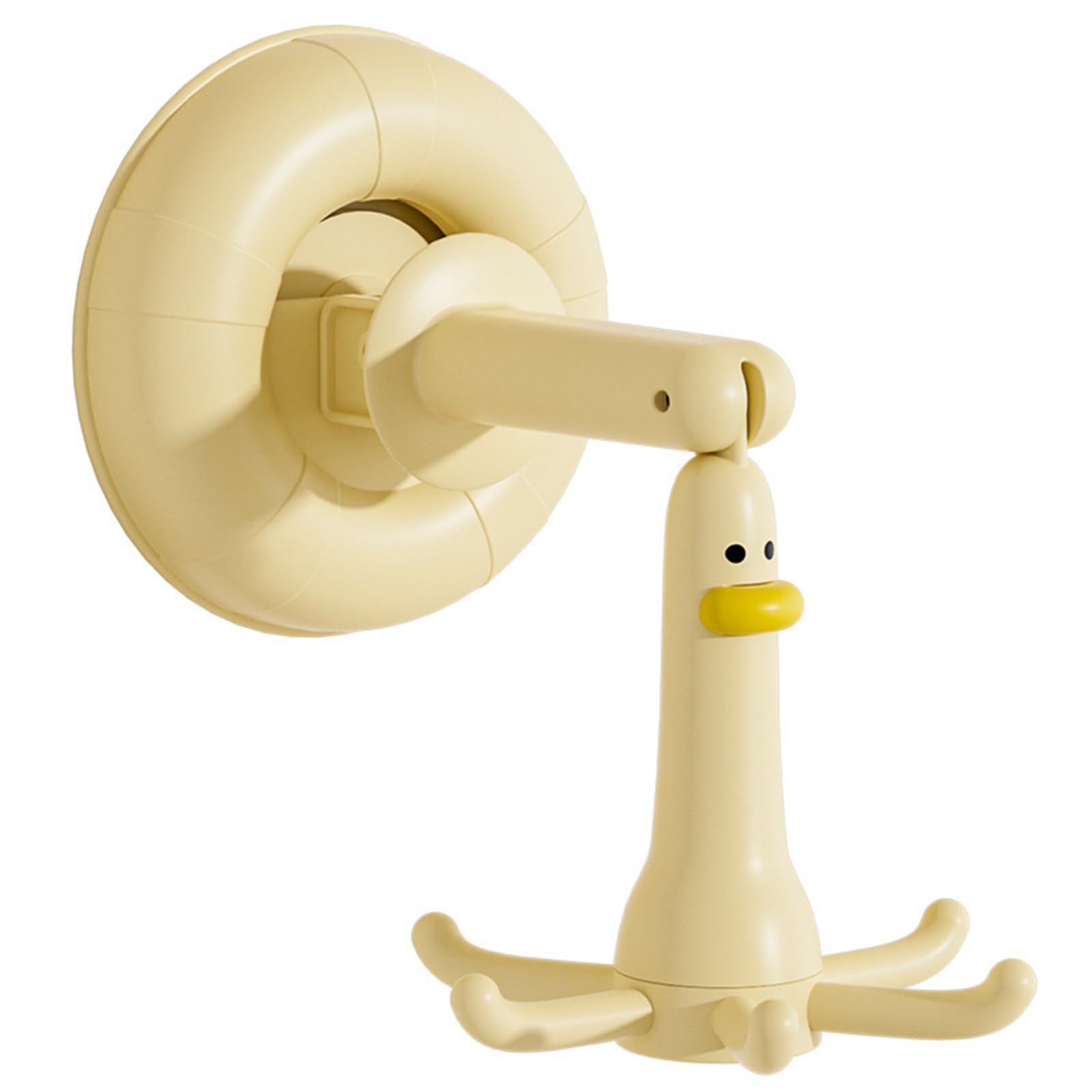 carotoe Suction Cup Space Saving Shelf Octopuses Design Multipurpose Hanging Holder Accessories for Utensils Towels Suction Cup Shelf for Kitchen Tool