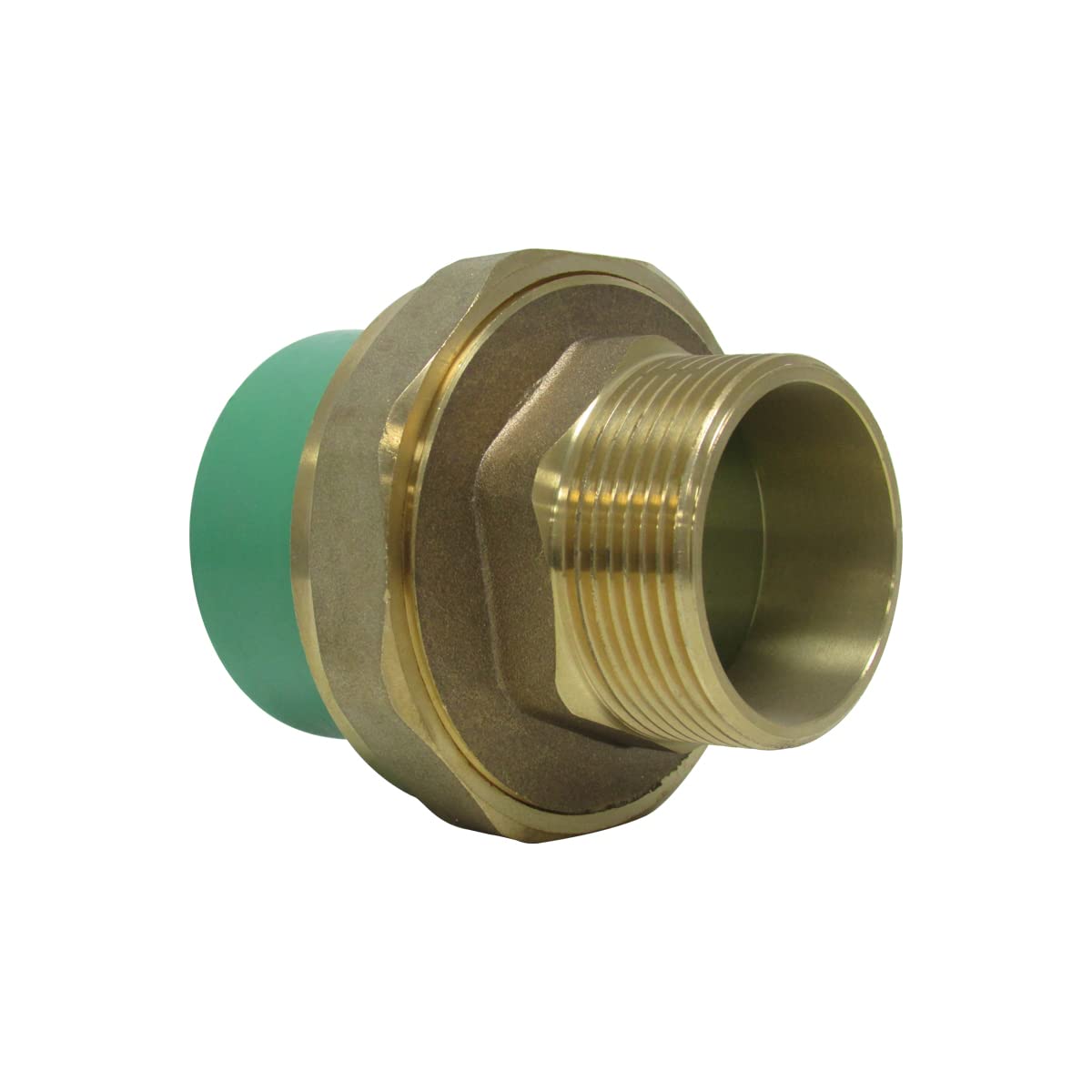 RACO Long Durability High Pressure PPR Pipe and Fittings for Hot and Cold Water Supply Heating Systems Plumbing System (32MM X 1INCH, MALE UNION)