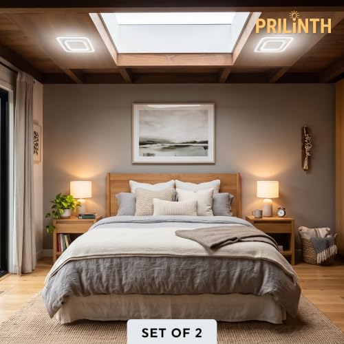 Image of 50W 3 Colour Modes LED Ceiling Light (White, Square)