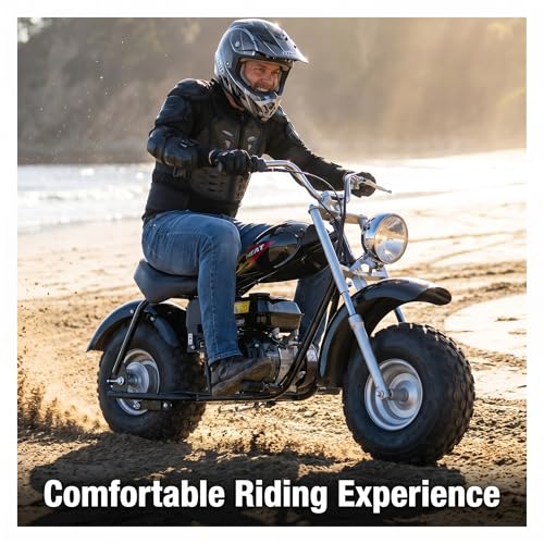 Image of JMCHstore Upgraded Black Mini Bike 15'' Seat for Baja Warrior WR65, Mini Baja, Baja heat, Baja Carbon 6.5 196cc HT65 MB165 Trail bike Cushion Replacement parts