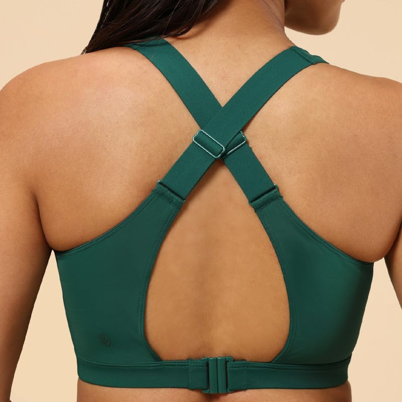 Bliss Swim Top, Full Coverage, Inbuilt Cups that Stay in Place, Trendy Cross-Back, Adjustable Straps 4