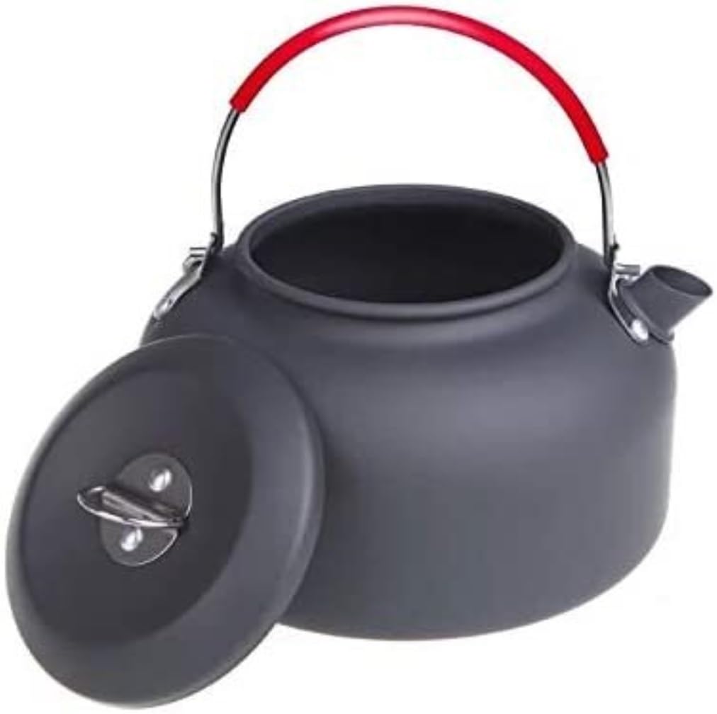 Naczynia Kempingowe 1.4L Czajnik Zewnętrzny Dzbanek Do Herbaty Kawy Czajniczek Na Wodę Przenośny Camping Piknik Piesze Wycieczki Naczynia Kuchenne Zewnątrz(Blue)