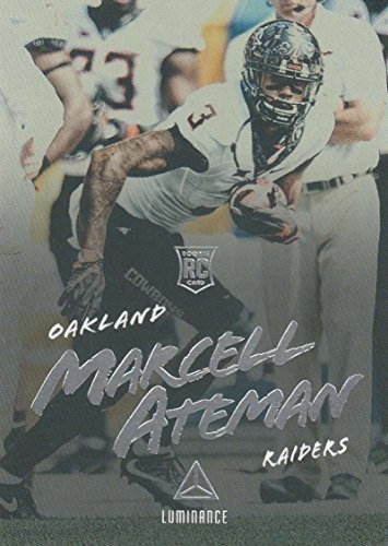 2018 Panini Luminance #164 Marcell Ateman Oakland Raiders Rookie RC NFL Football Trading Card