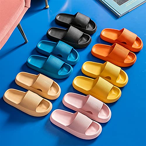 Dames Dikke Platform Slippers, Zomer Strand Zachte Sole Slide Sandalen, Leisure Mannen Dames Binnen Badkamer Antislip… - Image 3