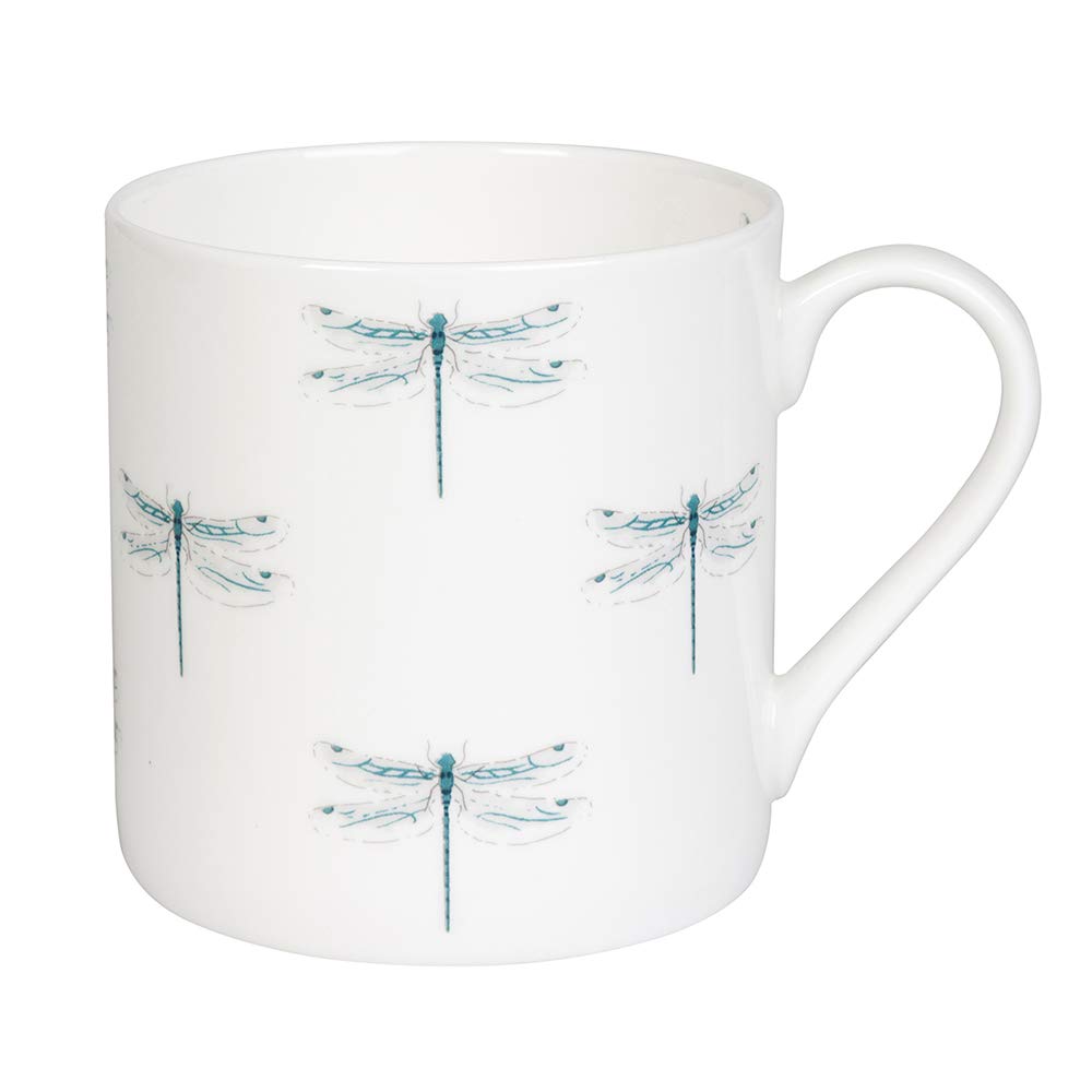 Sophie AllportDragonfly Mug, Fine Bone China, Gift Box, Dishwasher Safe (Large Size, 425ml)