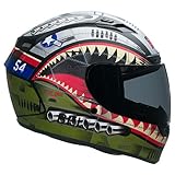Bell Qualifier DLX Full-Face Motorcycle Helmet (Matte Devil May Care, X-Large)