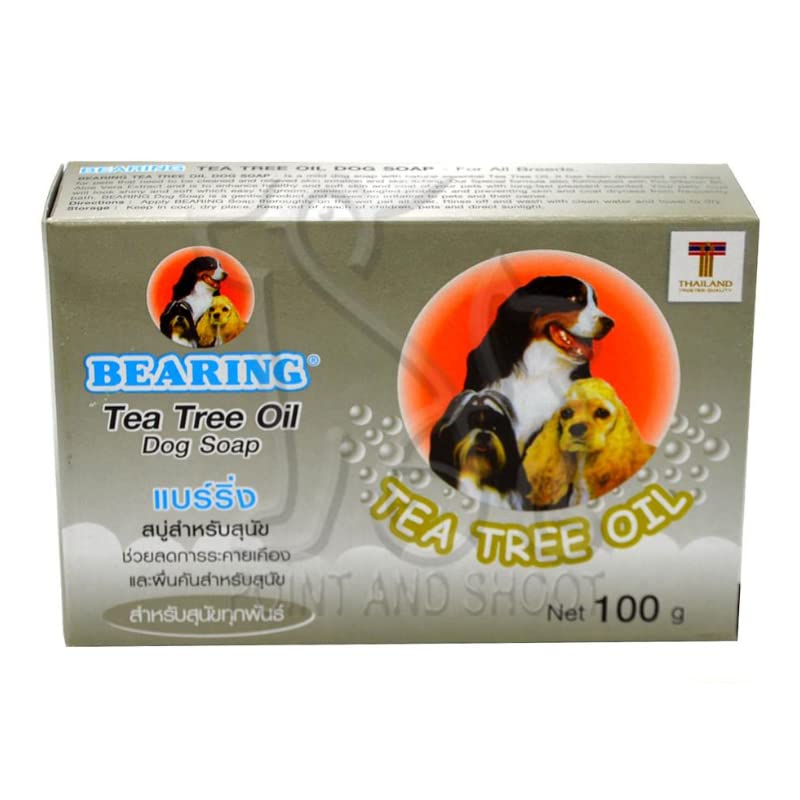 Pet Care Bearing Tea Tree Oil Dog Bath Soap-100 G