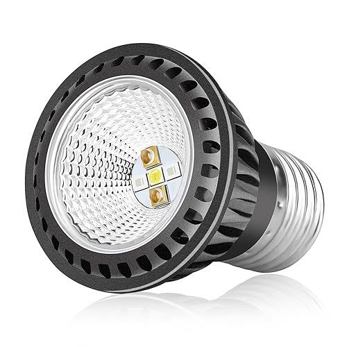 LED UVB Reptilienlicht, 110V/220V 5W UVB Reptilien Glühbirne für optimalen Kalziumstoffwechsel, hohe UVB-UVA-Leistung, 10,0 Glühbirnenreflexion, Kuppelstruktur, Vollspektrum