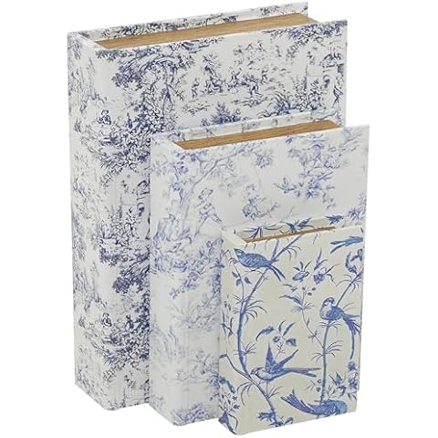 Deco 79 Canvas Decorative Box Set Cover