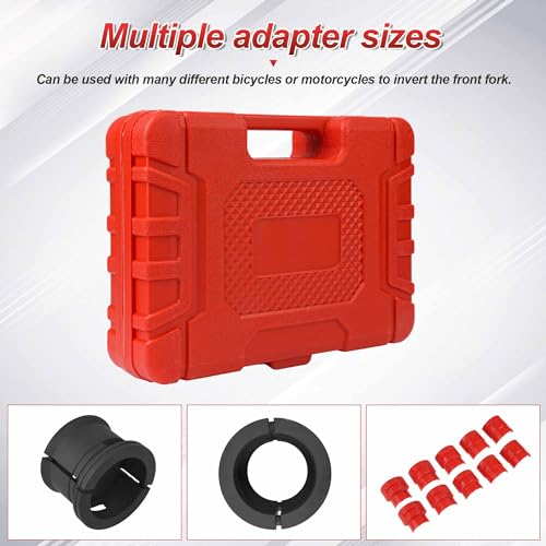 Image of Universal Motorcycle Bike Fork Seal Driver Tool Set 14 Piece Installation Drive Set 35-50mm