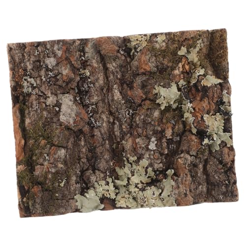 SUPVOX 樹皮の装飾 水槽の装飾 爬虫類の樹皮の皮 爬虫類タンクの背景 爬虫類用樹皮 蛇の皮の樹皮 テラリウムの爬虫類の装飾 テラリウムの爬虫類の背景 木の樹皮 吠える Dark Brown