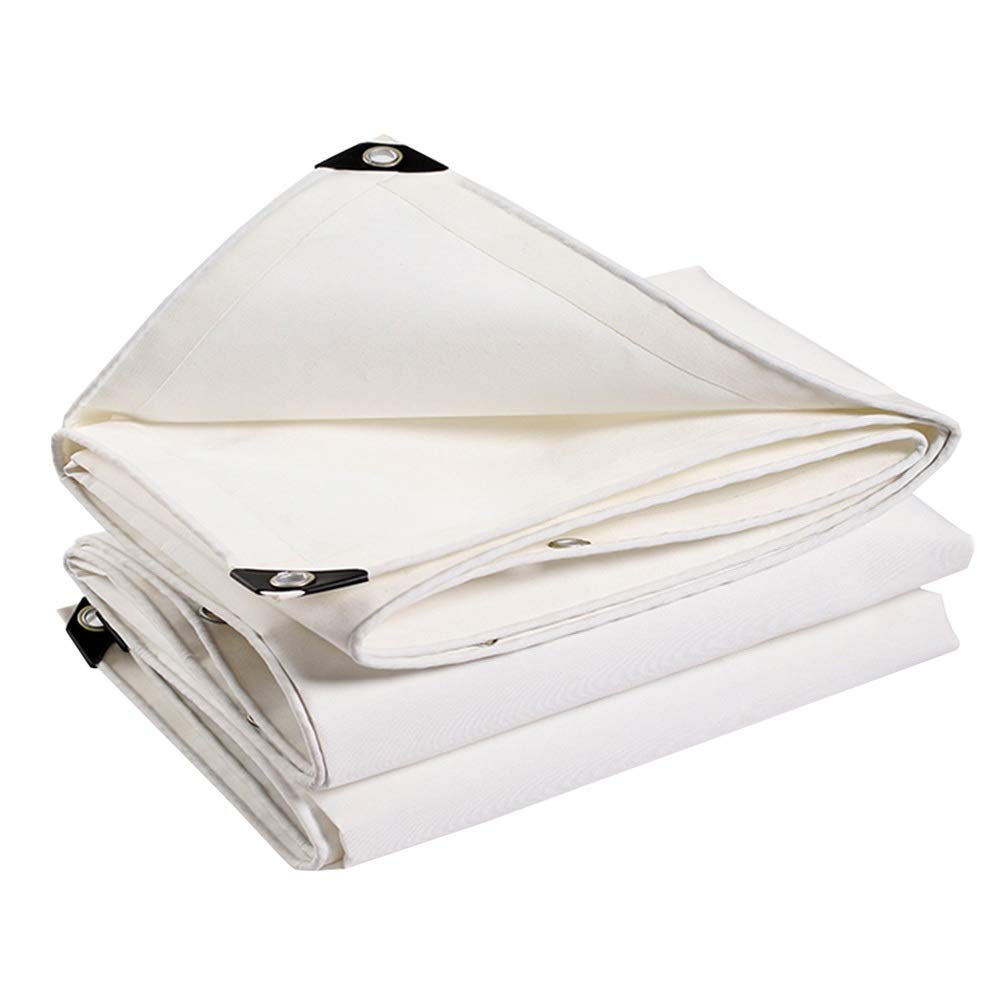Bâche imperméable OKUOKA anti-UV en plastique robuste pour protéger plantes et patio 4x6m