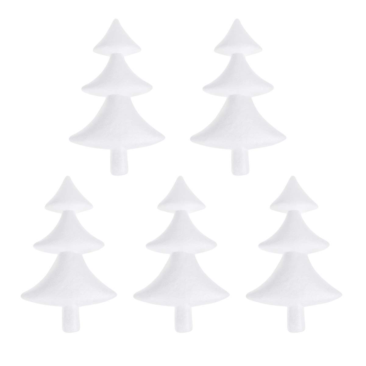 Kerst bolletjes, piepschuim/tempex, zilver, tros 10 stuks - LiliVerde