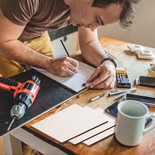 24 Pack Basswood Plywood Sheet For Crafts 6 X 4 X 1/8 Inch-3 Mm Thick Unfinished Wood Sheets Blank Thin Rectangle Plywood Wood Board For Painting, Wood Burning, Architectural Models, Laser Projects #TOP5