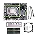 immagine 3SODIAL X79 M2 LGA2011 Set Combinato Scheda Madre con CPU E5-2640 2X8GB 16GB DDR3 RAM 2-Ch 1600Mhz ECC Reg NVME M.2 SSD Slot