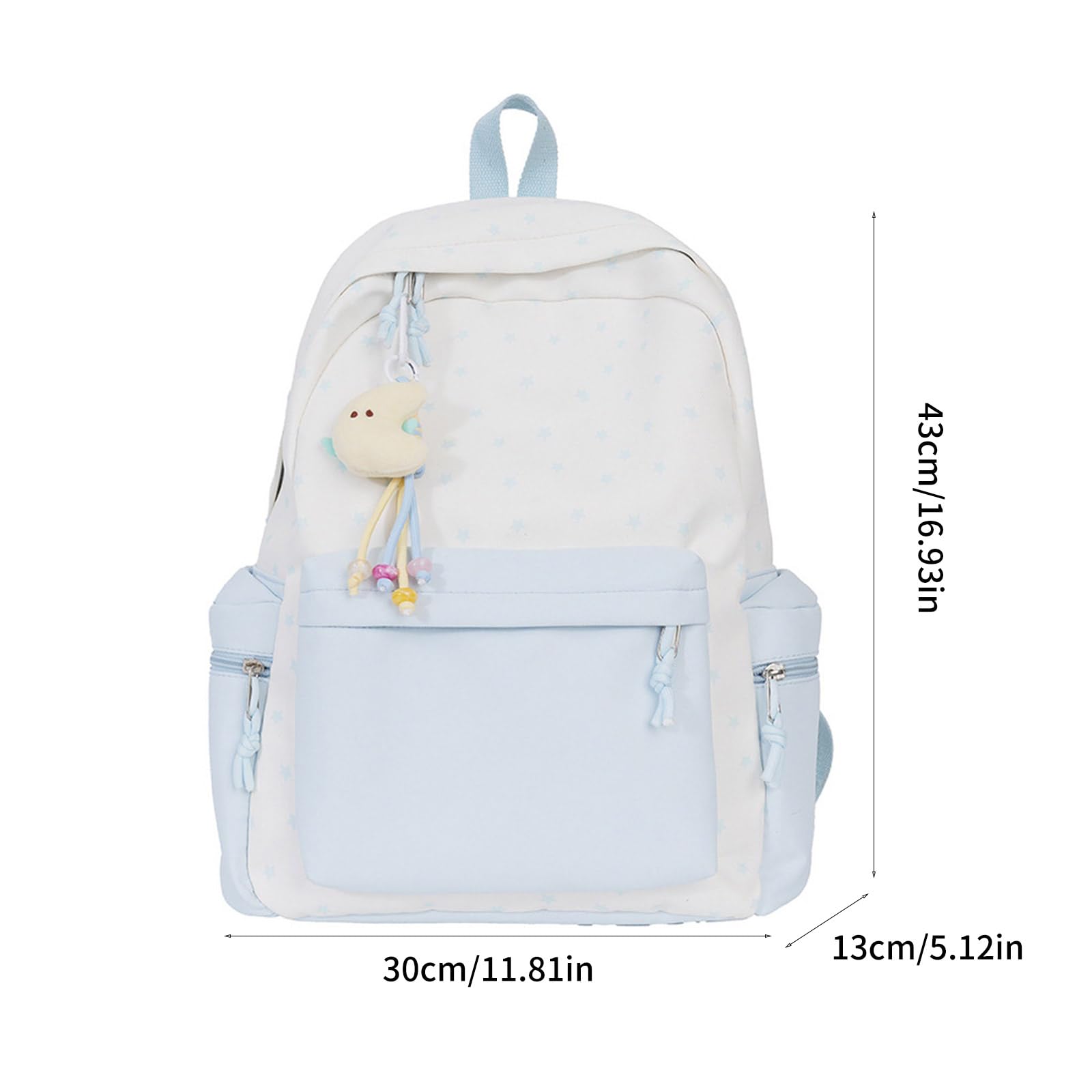 Zaino per la scuola per studenti Zaino da viaggio alla Zaino con stampa stelle Zaini casual capacità borsa per laptop Borsa da scuola per studenti