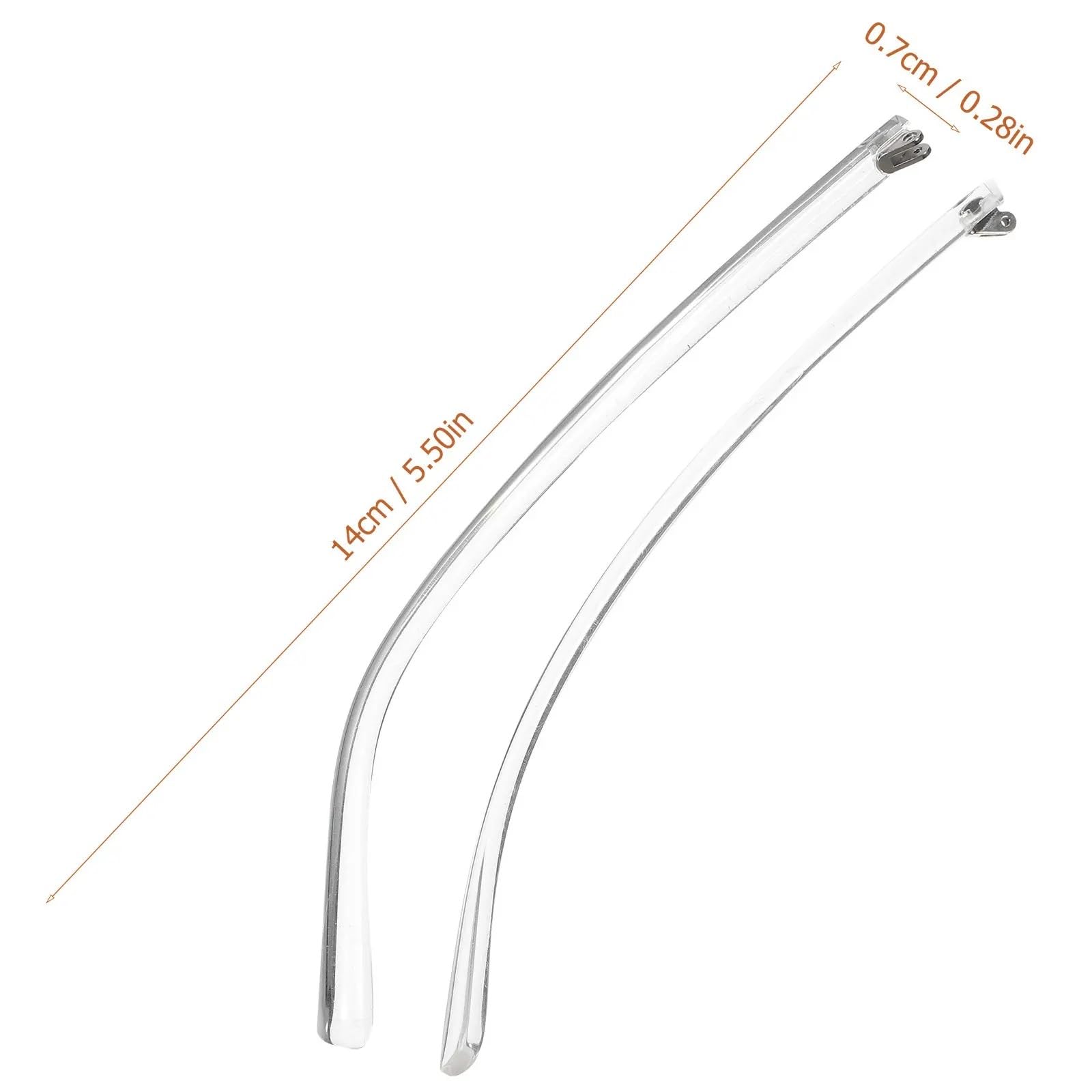 Patillas de repuesto for gafas, patillas universales, diseño ligero y aerodinámico, 1 par
