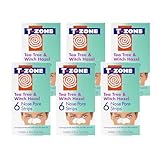 T-Zone 6 x 6 Multipack of Tea Tree & Witch Hazel Nose Pore Strips, Specially Formulated to Lift out Dirt, Help to Remove Impurities and Excess Oil, Unclog Pores, Tightens Pores and Keep Skin Clear