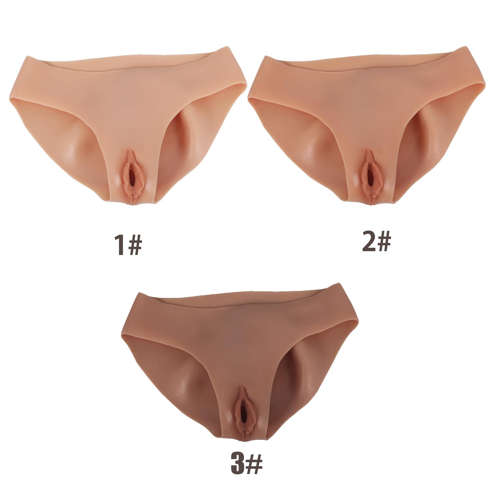 Culotte de gaffe en Silicone pour transgenre travesti Culotte vaginale réaliste Qui Cache Le caleçon de gaffe