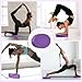 5BILLION Yoga Workout Knee Pad Cushion-Yoga Knee Pad for Pain Free Yoga Pilates Fitness Knee Wrist Elbow Support(Purple)