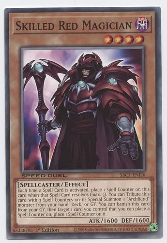 Skilled Red Magician - SBC1-ENI26 - Common - 1st Edition