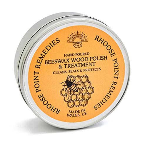 Premium Beeswax Wood Polish & Furniture Wax UK – 100ml Hand Poured Wood Conditioner | Eco-Friendly & Non-Toxic | Protects & Enhances All Wood: Furniture, Toys, Bowls, Ornaments