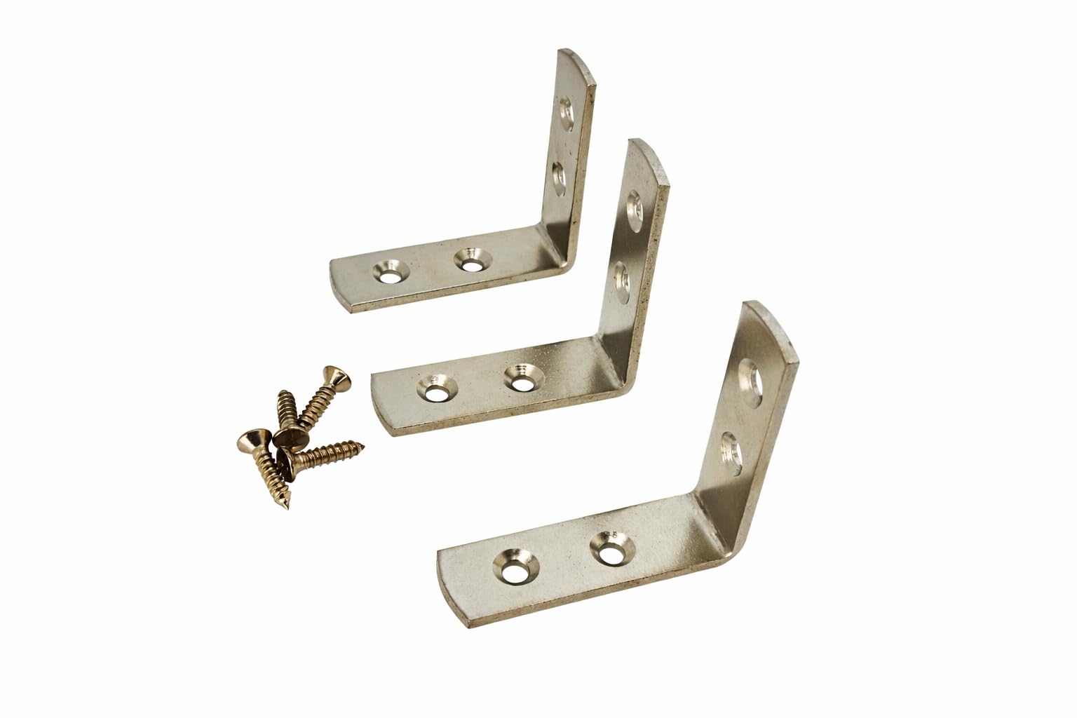 Stainless Steel L Clamp Bracket 20mm x 25mm with SS Screw | Heavy Duty Right Angle Corner Support | SS L Bracket for Furniture, Shelf & Cabinet Fixing (1 inch, Pack of 4) — Amazon image 7