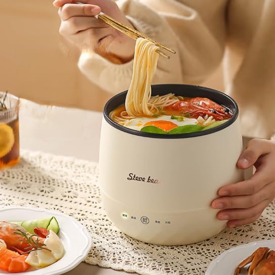 starrycoo 炊飯器 一人暮らし ミニ 多機能炊飯器一人用すいは 2合 ひとり暮らし用 小型電器 8つの便利なモード(保温、予約、白米、麦ごはん、おかゆ、玄米、煮込み、炊込み) おしゃれ 持ち運び便利 12時間保温 サポート 炊飯器 調理鍋 炊飯200W イエロー 110v 1.8L
