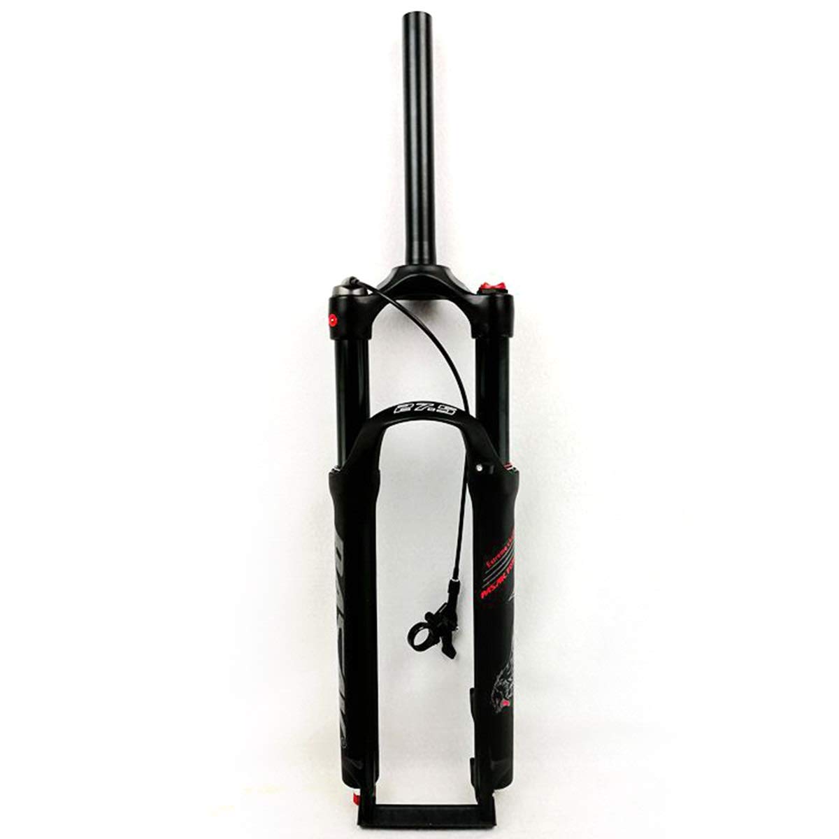 WIQUYBML 26/27.5/29 Air MTB Suspension Fork Travel 100mm Damping Adjustment Bike Front Forks 1-1/8" Manual/Remote Lockout QR 1700g