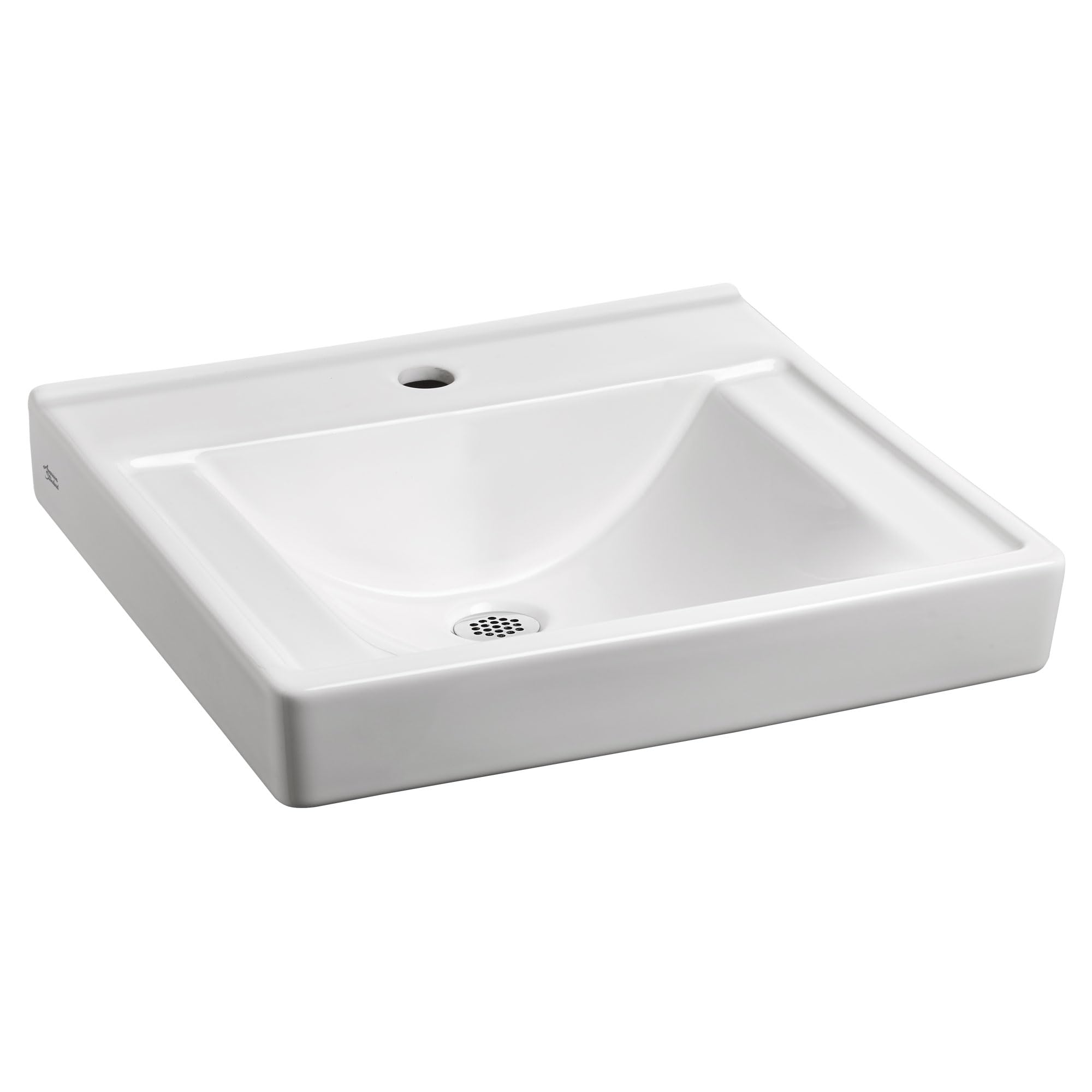 Lavabo de baño colgado blanco American Standard de porcelana suspendido