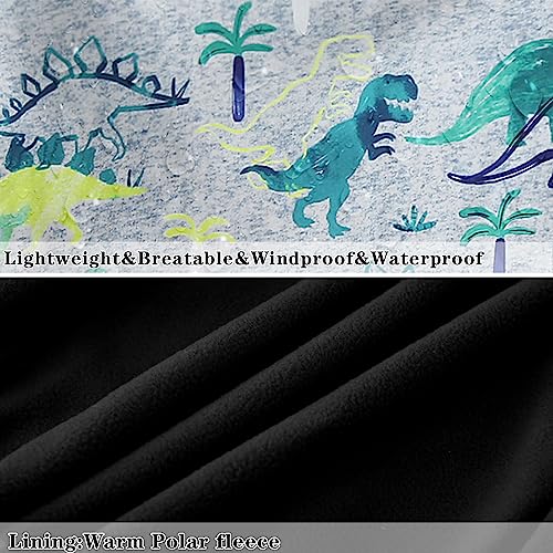 Happy Cherry Toddler Winter Jacket Girls Boys Fleece Lined Waterproof Rain Jacket Kids Zip Up Hooded Fall Windbreaker Coat4