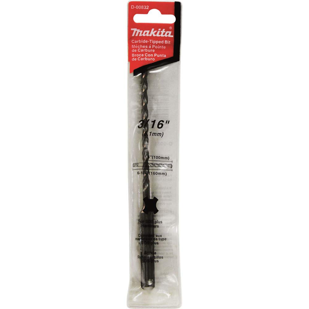 Thruster Sds-Plus Bit, 1/4 cala x 6-1/4 cala