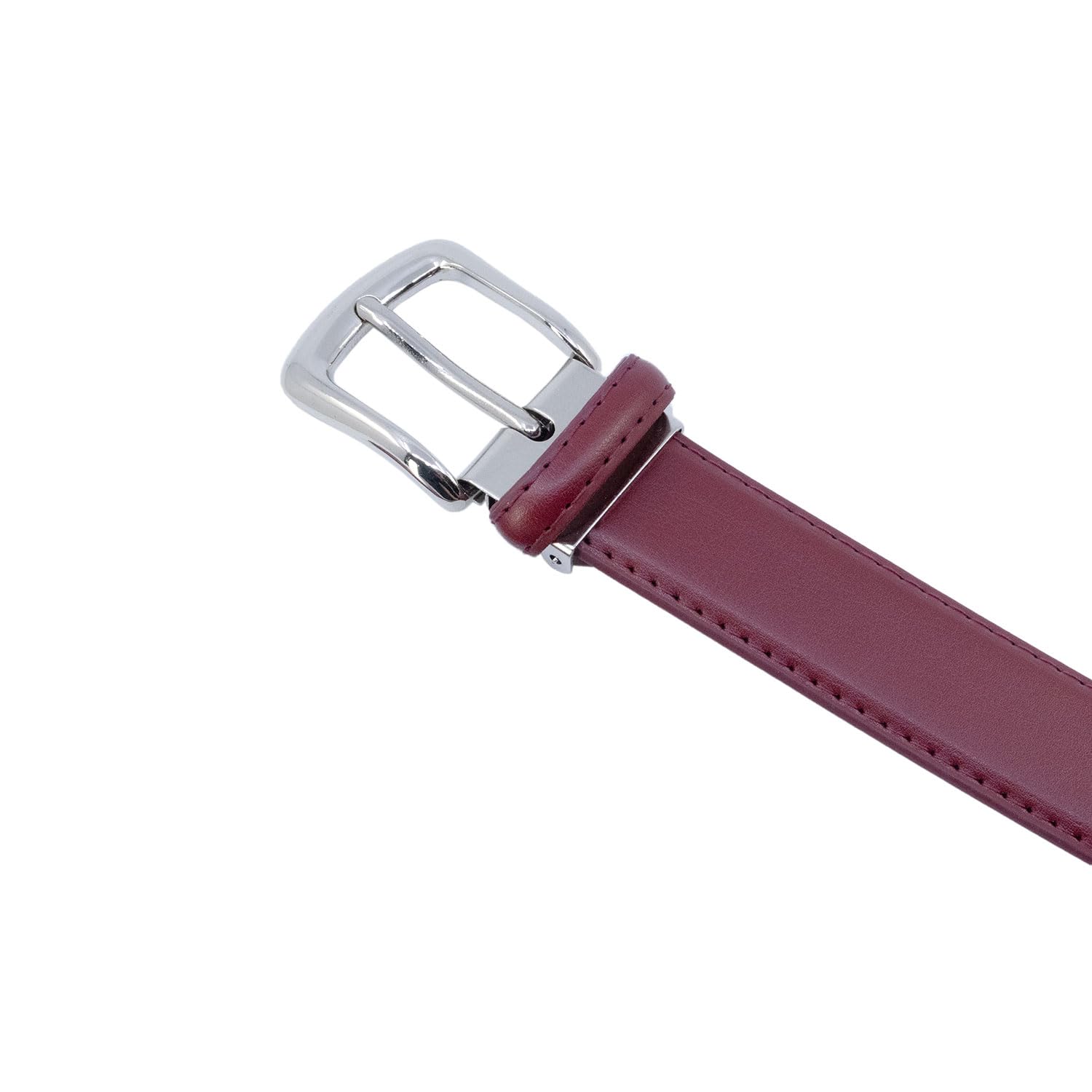 Klasyczny pasek ze skóry bydlęcej 3 cm, regulowana, srebrna klamra 120 cm