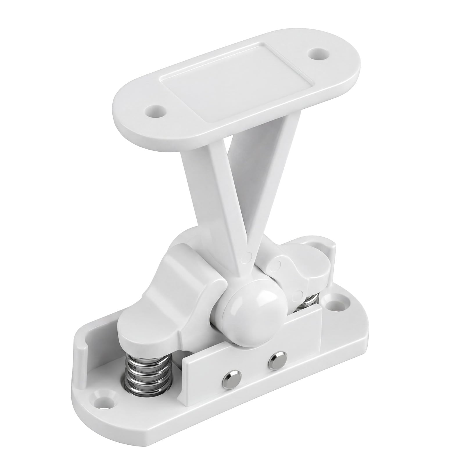 Static Caravan Door Retainer Catch, T Type with Stainless Steel Springs