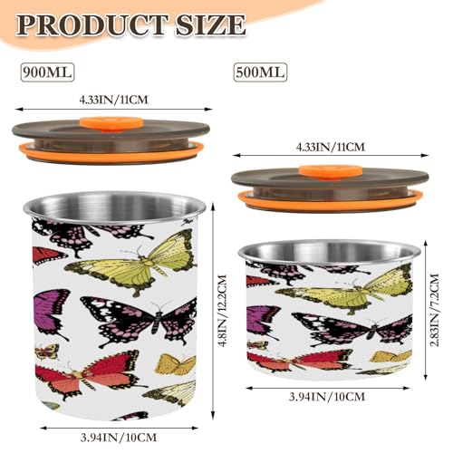 Vaso de café ATTX acero inoxidable 900ml con tapa hermética miniatura 2