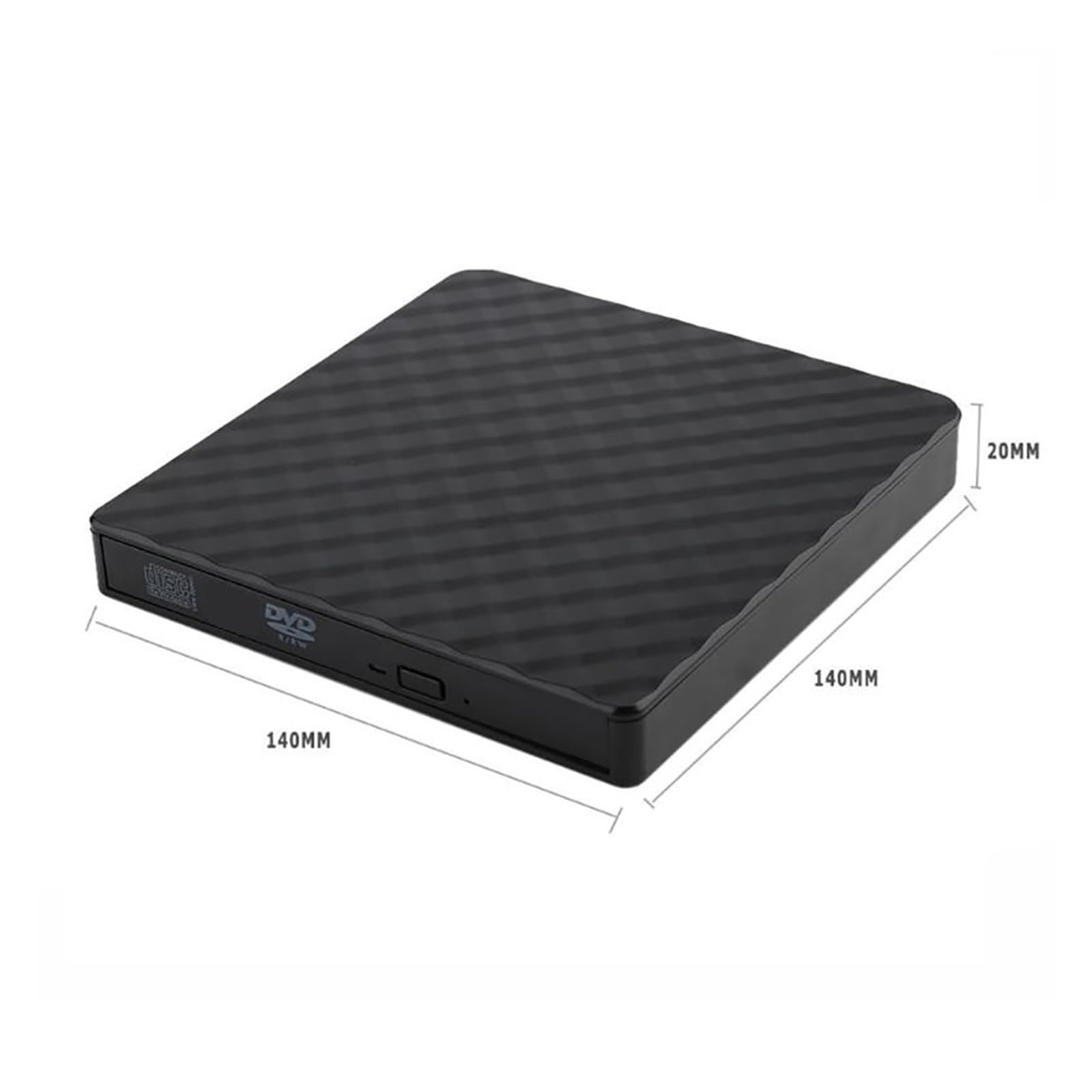 Lettore Dvd Masterizzatore Dvd Esterno USB 3.0 Masterizzatore Dvd RW unità Ottica Lettore CD/Dvd Rom Materiale Plastico ABS(White)