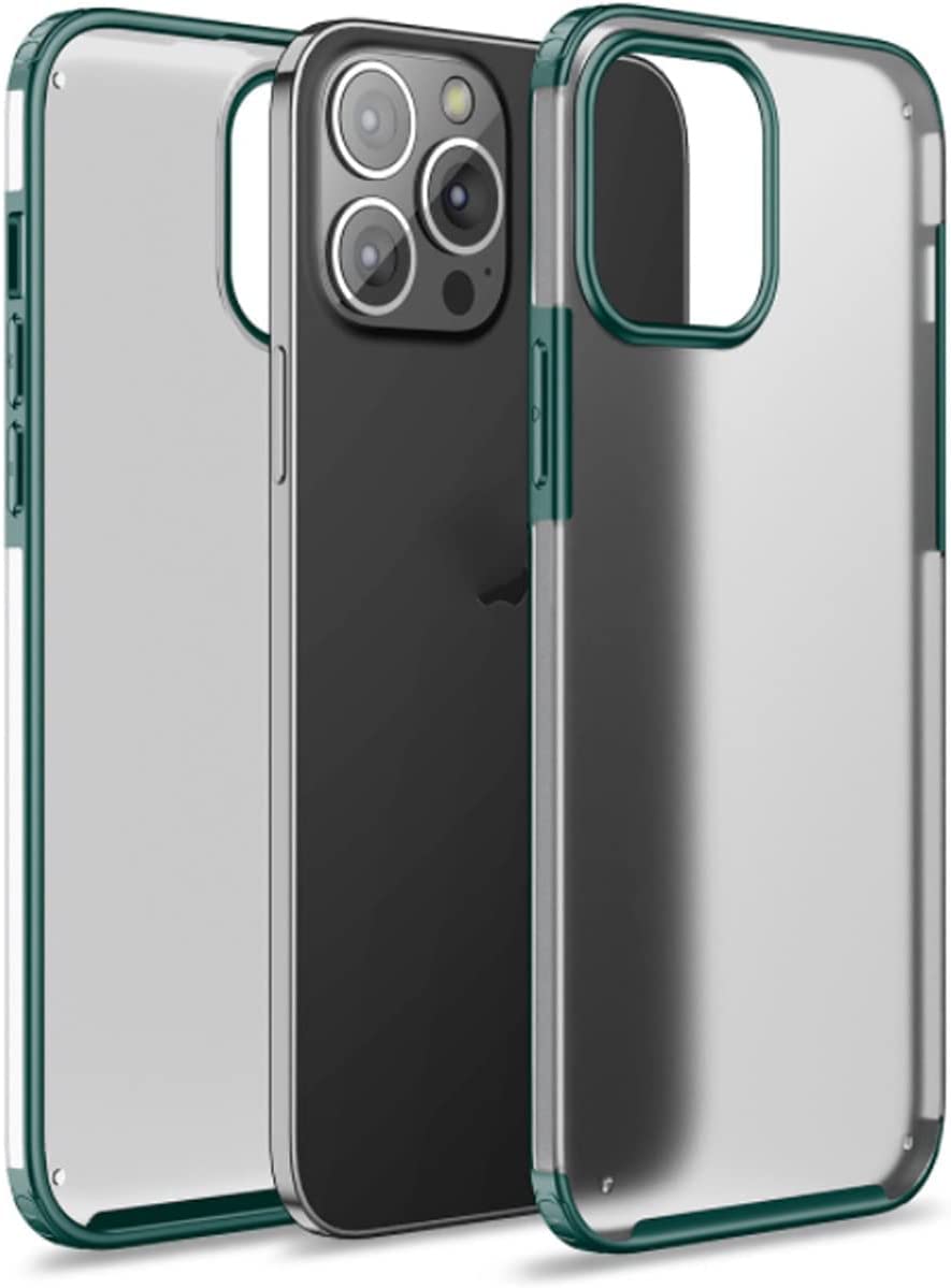 Coque fine iPhone 13 Pro anti-rayures, la solution antichoc mate couleur verte - 7