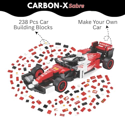 Apex Carbon-X F1 Car 238 Pcs Building Blocks Set Pack of 238 - Image 6