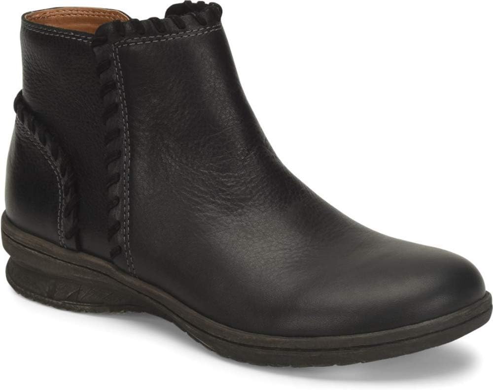 Comfortiva Fallston Black Wild Steer/Cow Suede 6.5 M (B)