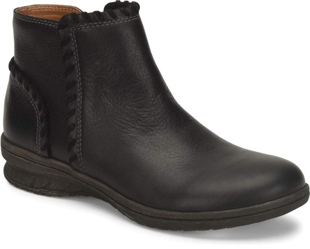 Comfortiva Fallston Black Wild Steer Cow Suede 6 5 M B