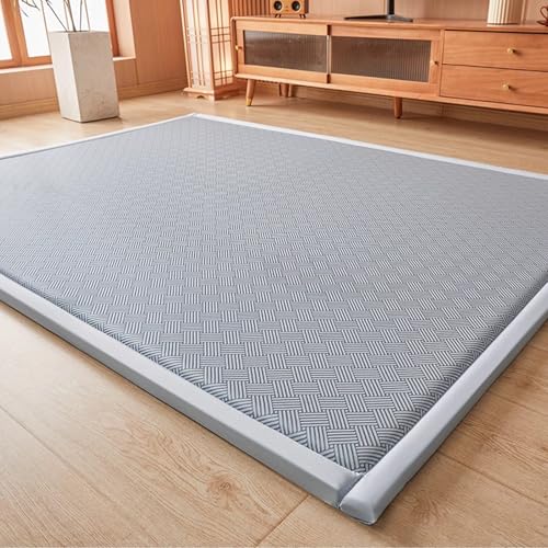 Japanese Ice Silk Carpet - 1.5CM Thick Non-Slip Foldable Flo