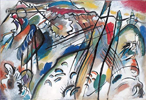 Peinture à l'huile Improvisation 28 Kandinsky peinte main pour éviter le faux