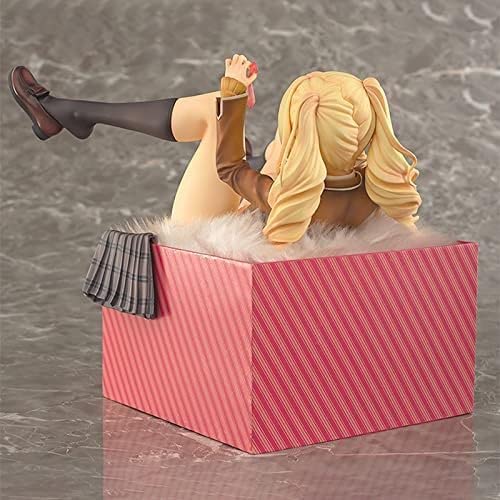 18 CM Anime Giapponese Nativo Gift Box Ragazza Sari Shibusa Seduto Bella Ragazza PVC Action Figure Modello Collezionabile Giocattolo Adulto Ornamento Nuovo Anno