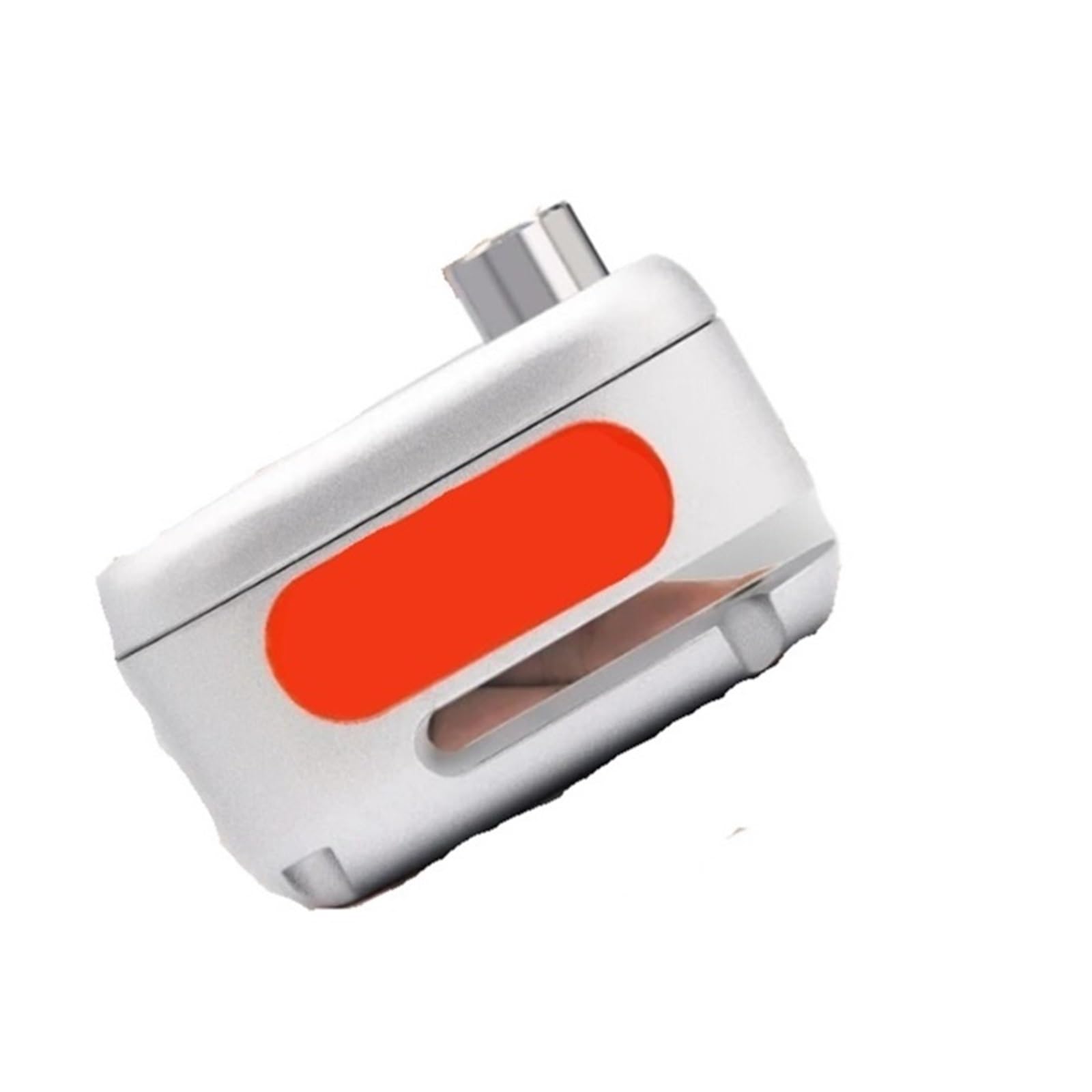Noauqwtv D3 Silver Motorcycle Handlebar Lock Wheel Disc Lock 110Db Sound Alarm Anti-Theft Motion Sensor Security Universal Brake Rotors Padlock Safety Lockwire(D3 Silver)