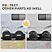 BougeRV RV Tire Covers, Dual Axle Wheel Cover (2 Packs) Fits 30