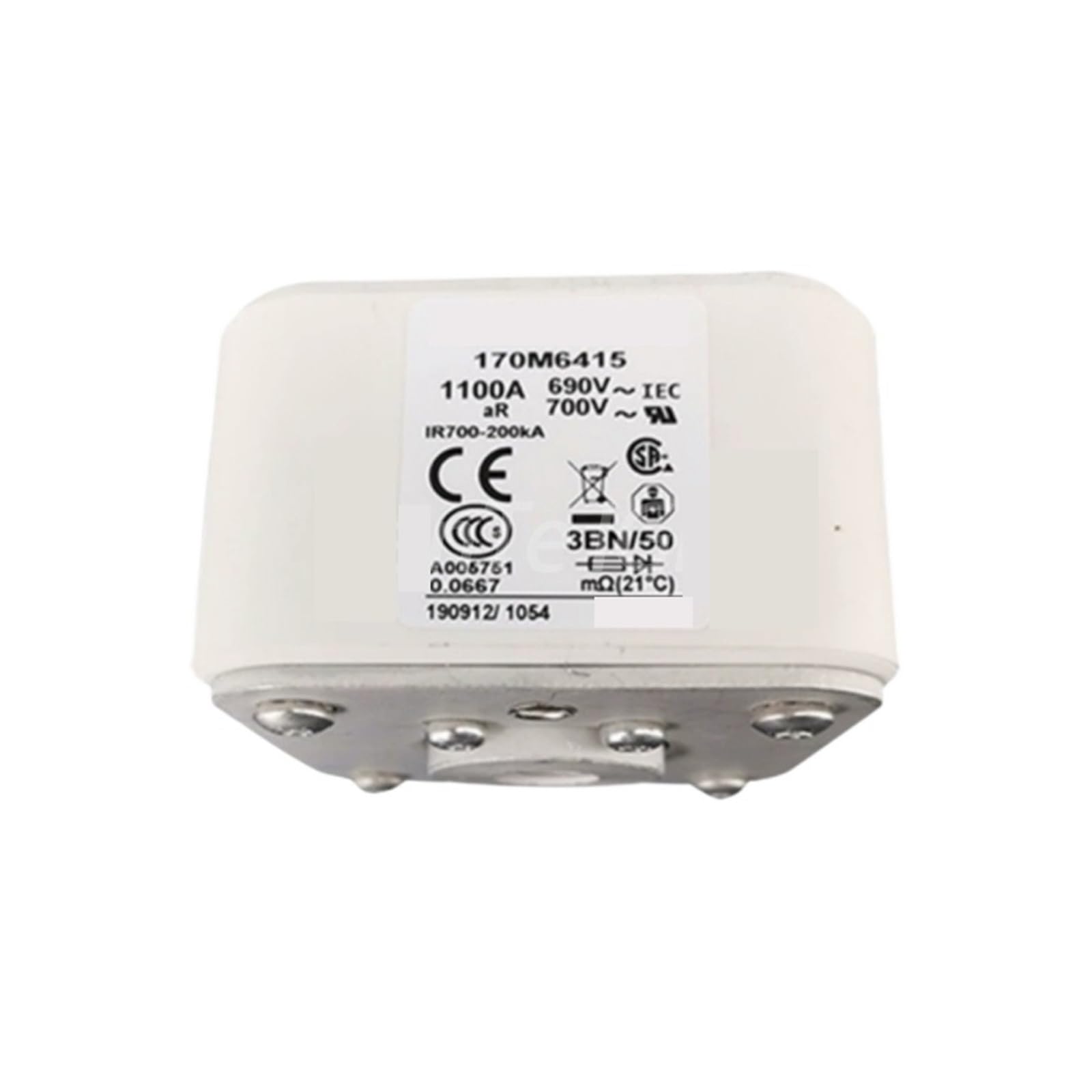 Fusible 170M6415 cartouche de remplacement pour onduleur de forte puissance